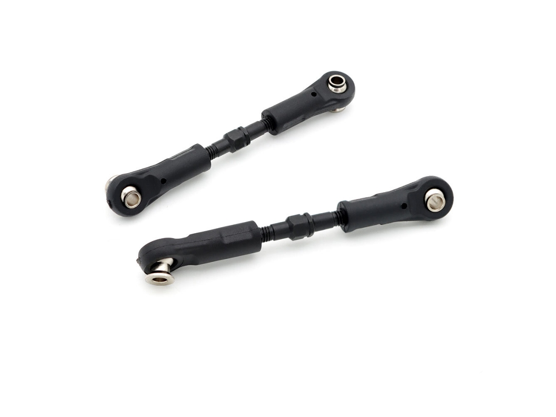 Preto 2pcs Zd Racing Mt16 1/16 Peças de Carro Rc Hastes de Direção Ajustáveis ​​​​veículos Modelos Acessórios Sobressalentes 16034 MDUG