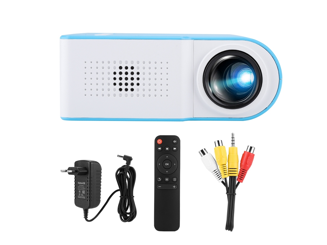Projetor Led Mini Portátil para Casa 1080 Hd EOOCOO