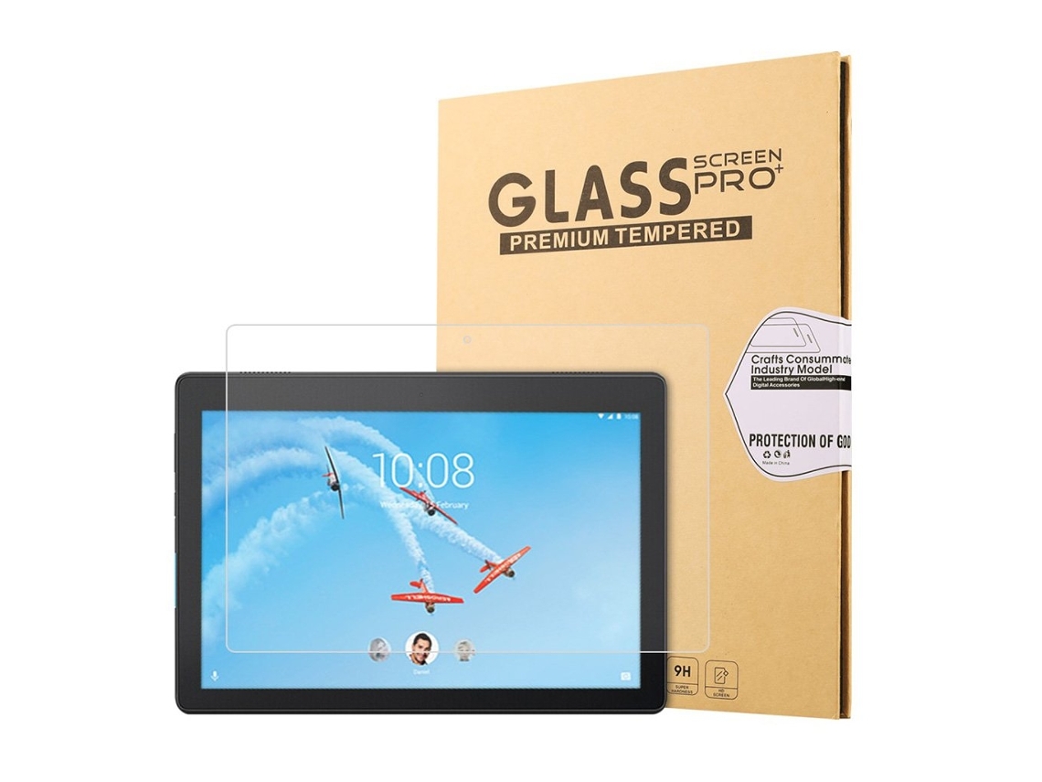 Película de vidro temperado com borda curva para Lenovo Tab E10