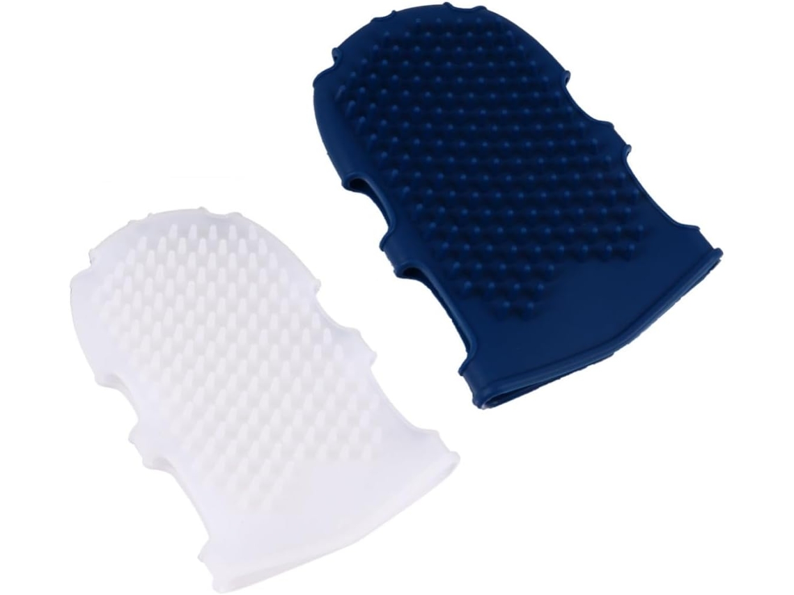 Conjunto De 2 Escovas Banho Silicone Healeved Para Massagem E Esfoliação Corporal, Macias, Hipoalergênicas, Estimulam A