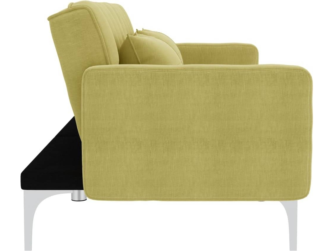 vidaXL Sofácama tecido verde Worten.pt