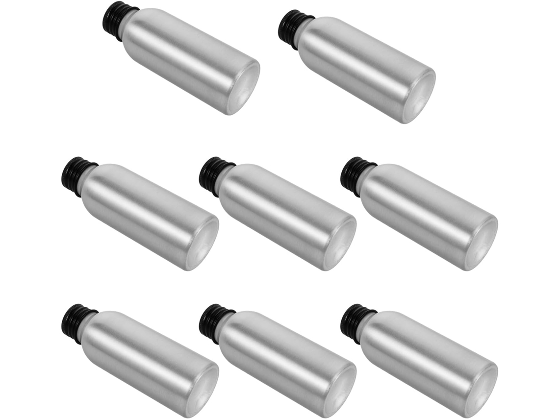 Nuobesty De 8 Frascos De Alumínio Para Recarga, Ideais Para Viagem, Recipientes Portáteis E Vazios Para Perfumes
