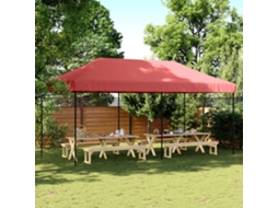 Vidaxl Tenda Para Festas Pop-up Dobrável 580x292x315 Cm Bordô