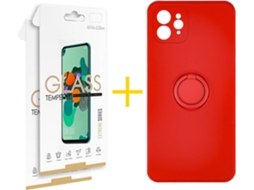 Capa + 2 Películas para iPhone 11 Pro SKYHE Vermelho