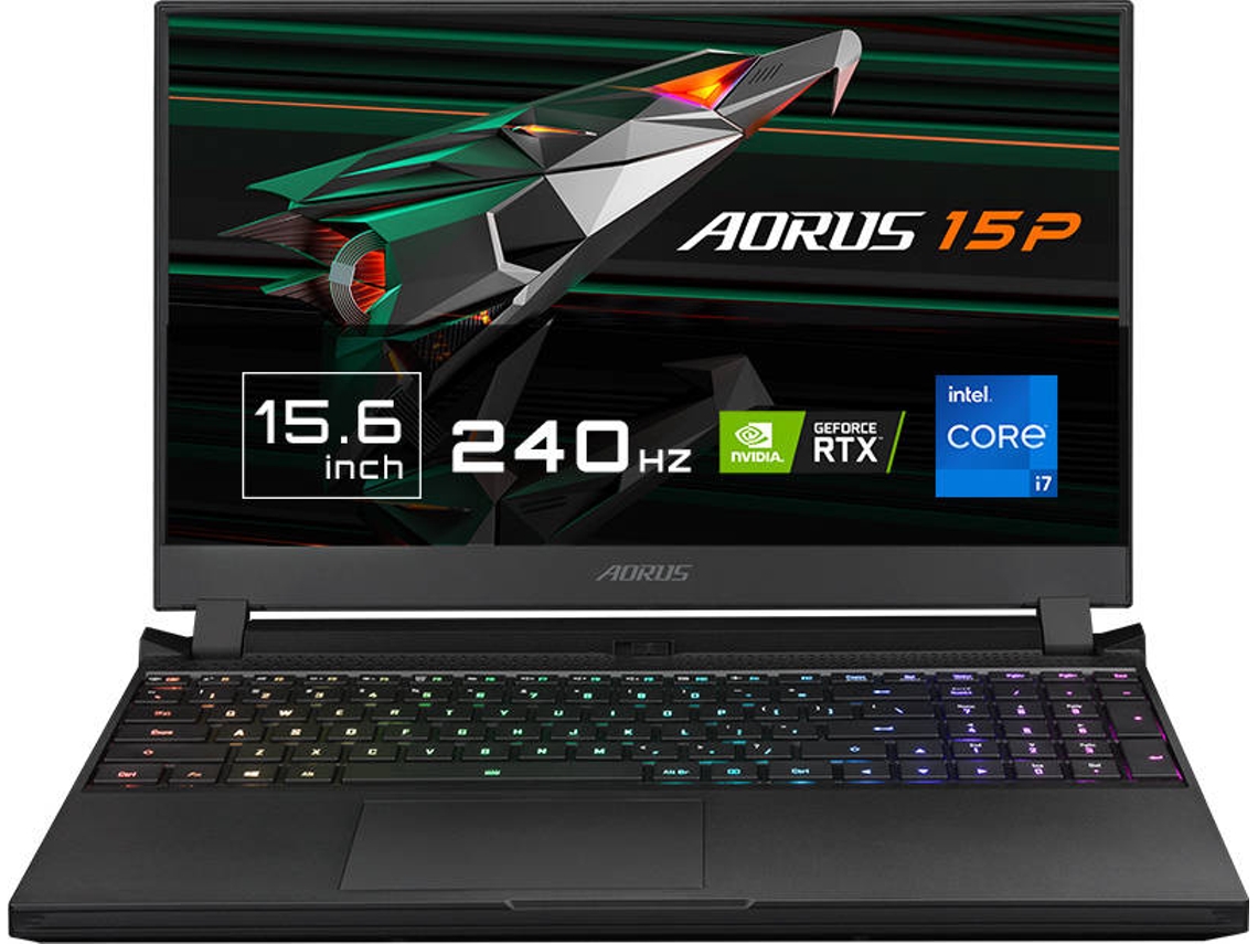 Portátil Gaming GIGABYTE Aorus 1P YD (Intel Core i7-11800H -  NVIDIA GeForce RTX 3080 - RAM: 32 GB - 1 TB - 15.6'')