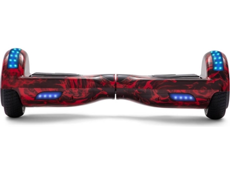Hoverboard E-RIDES Camo Vermelho (Velocidade Máx: 12 km/h)