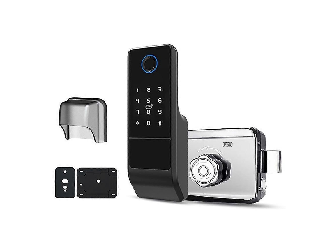 Lurelia Fechadura Inteligente Wi-fi Tuya Com Impressão Digital, Código, Cartão E Chave, 80 Mm, 3 Cm, 20-80 Mm