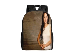Mochila Angelina Jolie F123 Para Escola E Trabalho, Leve E À Prova Dágua, Mochila Estilosa Para Estudantes E Adultos D123 Olysi Shop