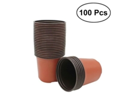 Vasos de Plástico para Plantas 100pcs | S/MARCA