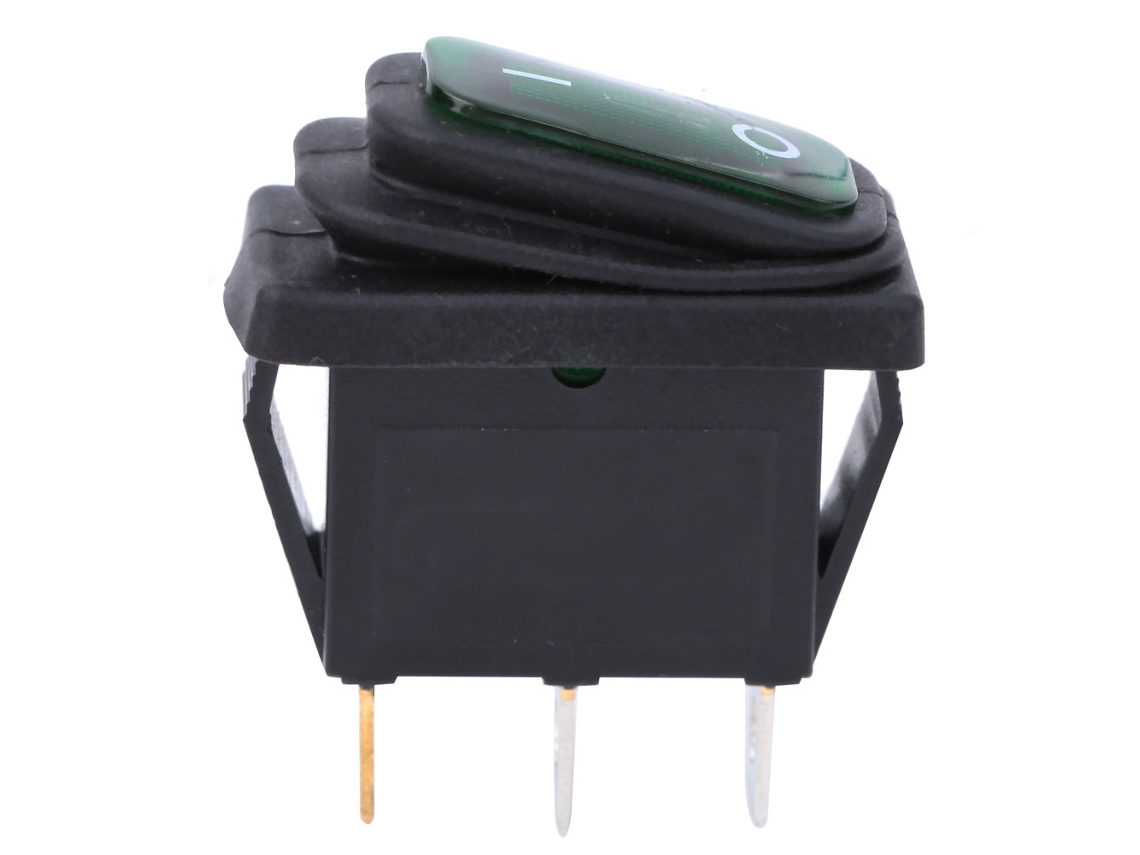 Laxiscreed Interruptor Impermeável Para Embarcação Com Ficha De Três Pinos, 250v/125vac, Liga/desliga Luz