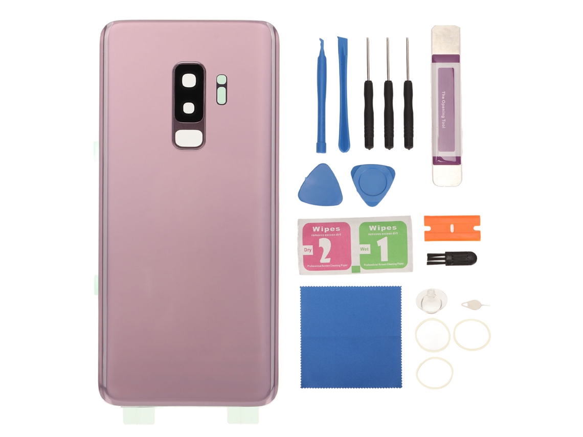Vidro traseiro com lente de câmera para Samsung Galaxy S9 Plus EOOCOO