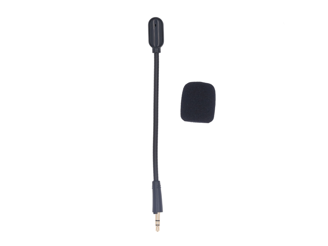 MICROFONE Mali de substituição para headset Barracuda X com plug 3.5mm dourado e capa de espuma para jogos