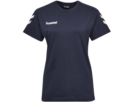 T-shirt para Mulher  Go Cotton Cinzento para Futebol (M)