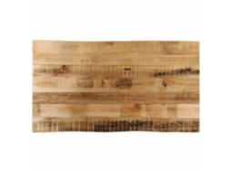 Vidaxl Tampo De Mesa C/borda Viva 100x60x3,8cm Mangueira Áspera Maciça