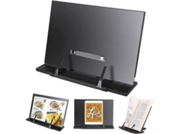 Suporte de metal ajustável Slowmoose para livros de receitas e tablets