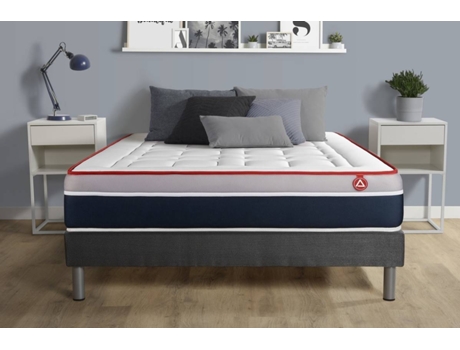 Conjunto de Sommier + Colchão  Vital Soft (160x190 cm - Espuma Viscoelástica)
