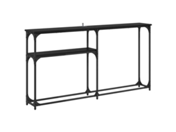 Mesadeconsola Carvalho Preto 146 X 22,5 X 75 Cm MAISON EXCLUSIVE