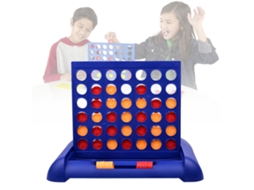 Primerox jogo de Tabuleiro Quatro em Linha Clássico Brinquedo Família para Crianças e Adultos