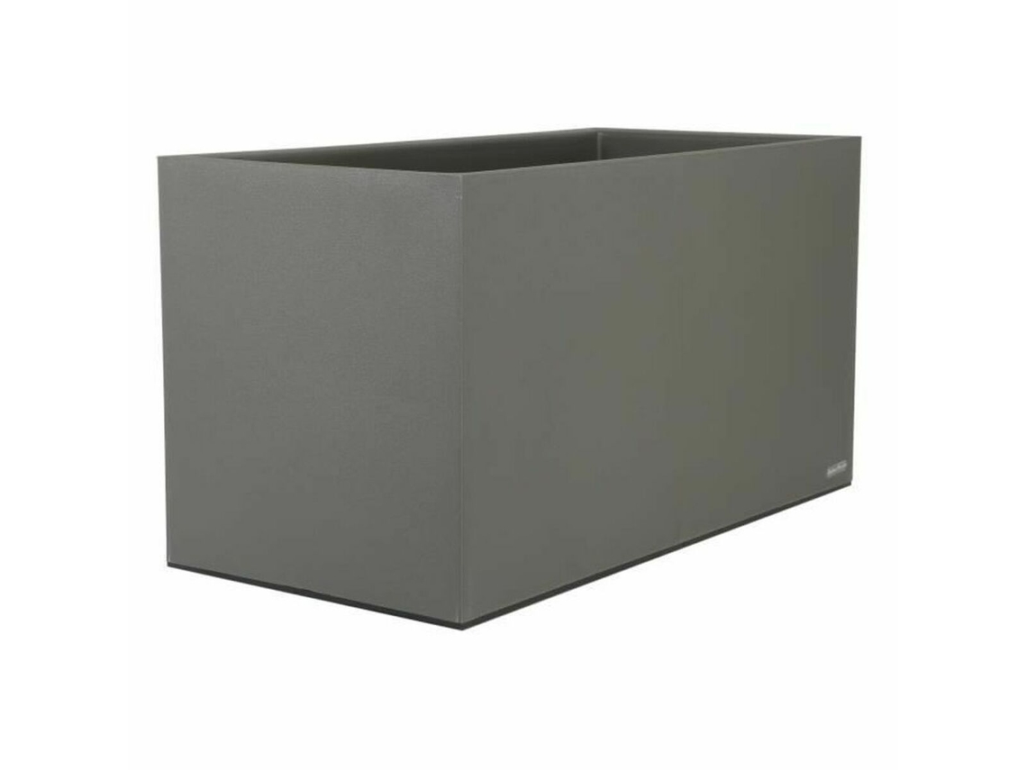 Plantador Riviera Retangular Cinzento 80 x 40 cm Granito