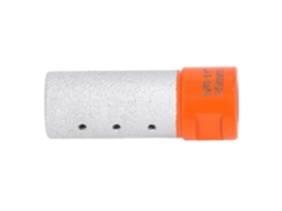 Broca diamantada para fresar e alargar furos, ideal para granito e quartzo, 25 mm