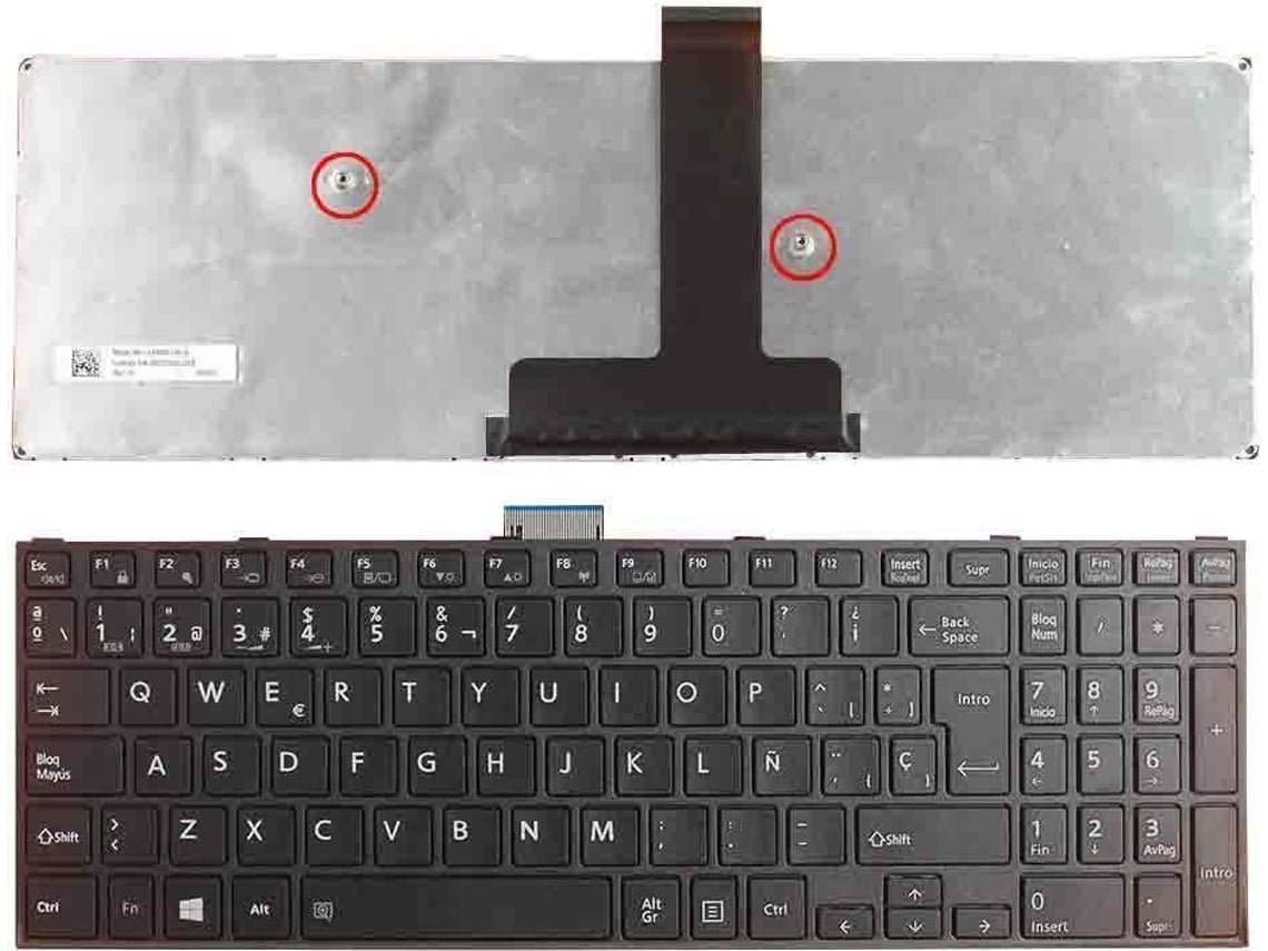 TO195 Touches du clavier Toshiba Satellite Pro R50-C R50 Tecra A50-C