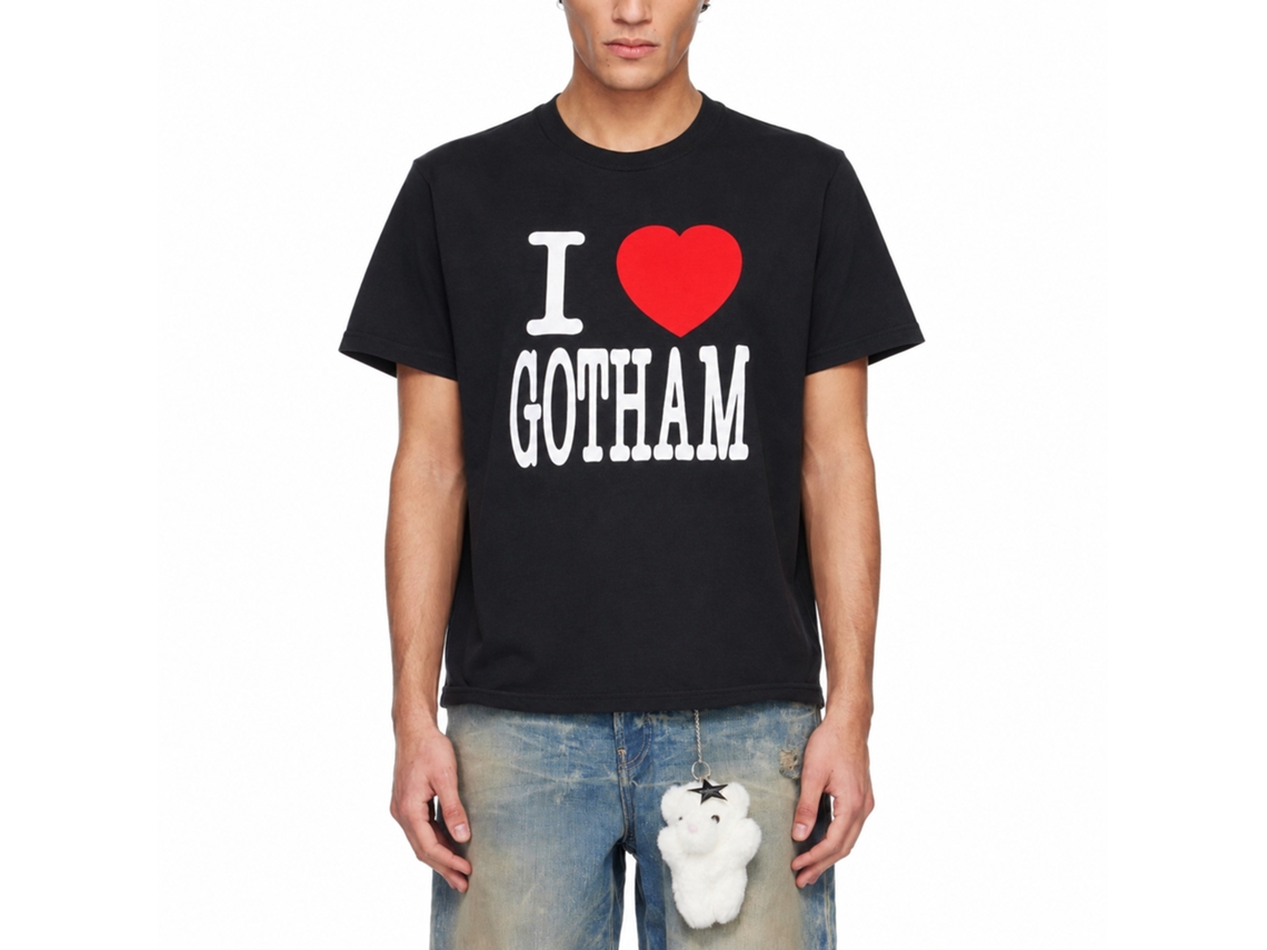 Number Nine I Love Gotham (n)ine Red Heart T-shirts Size:s