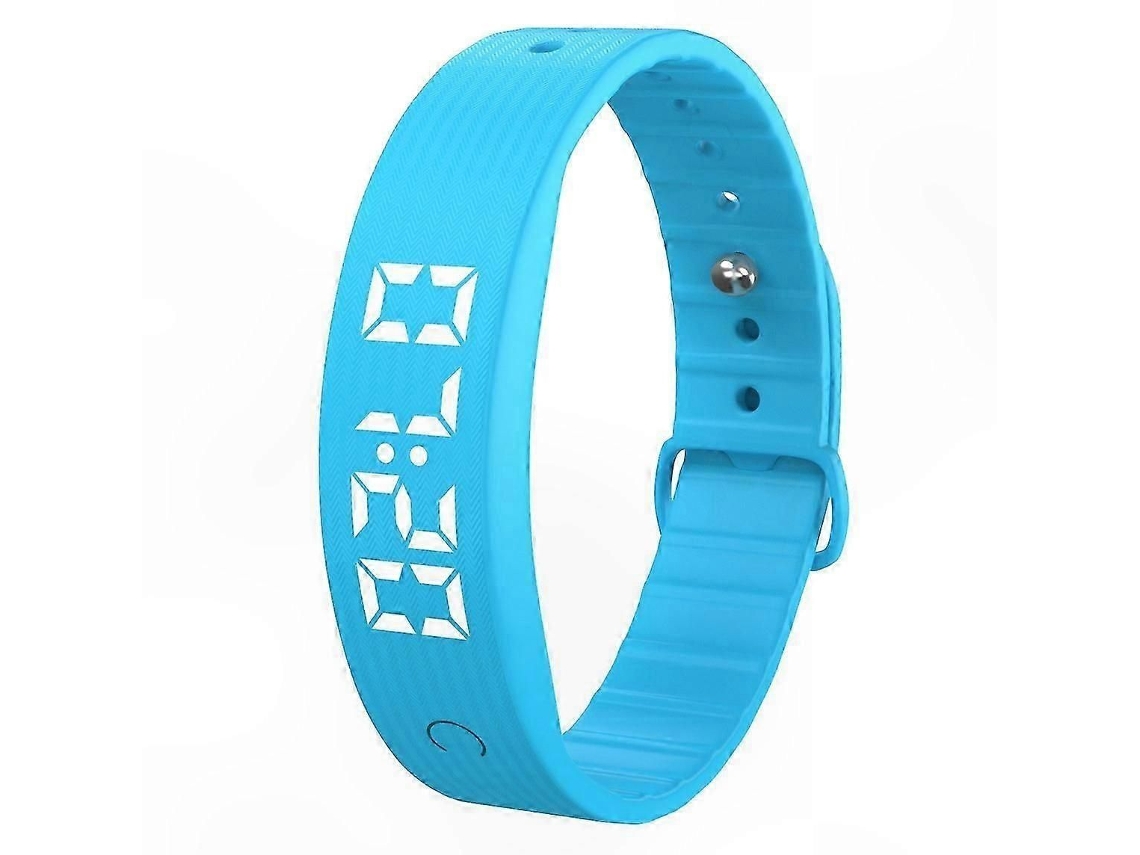 Rastreador De Atividades Inteligente Com Alerta Vibratório, Monitor De Sono, Visor Digital E Pulseira Ajustável - Verde