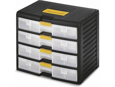 Cómoda 4 Gavetas Storage com Fechadura  (39,1X29X33,4Cm) EDM