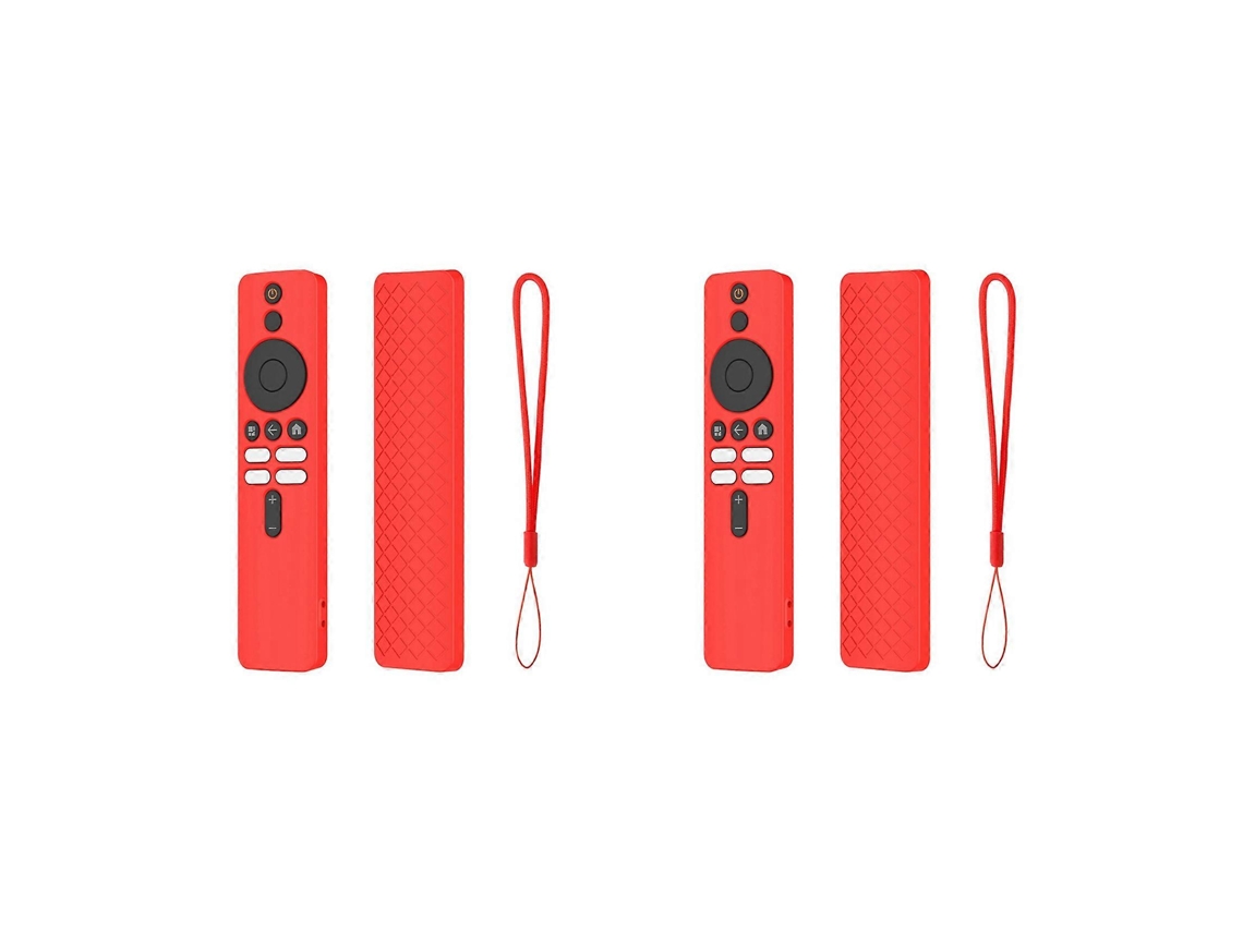 2x Para Tv Stick 4k Tv Mibox 2ª Geração Controle Remoto Portátil Conveniente Capa De Silicone À Prova De Poeira E Queda