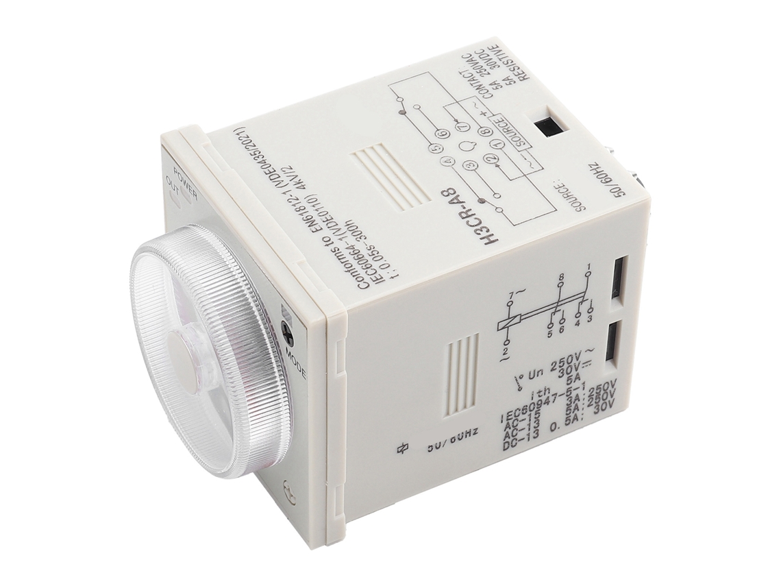 Relé Temporizador De Retardo H3cra8 1.2s300h Control De Perilla 8 Pines Ac220v