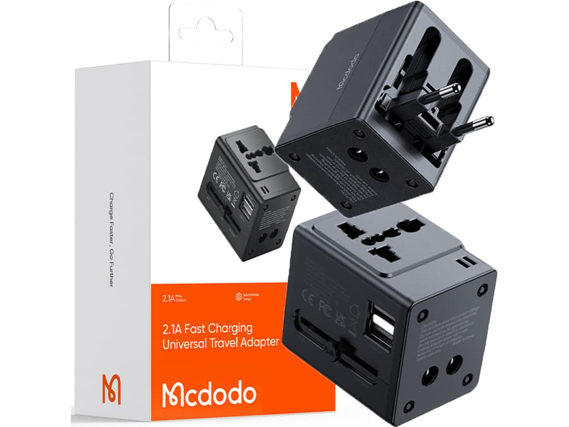Mcdodo Recarregador Usb Adaptador Ue Eua Reino Unido
