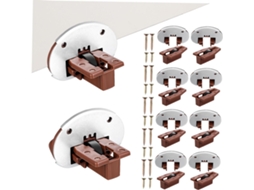 Nuobesty Kit De Reparo Trilhos Deslizantes Com 10 Peças Guias Rolamento Essenciais Para Manutenção Móveis E Armários