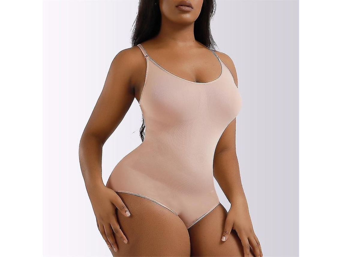 2026 body Shaper Heyshape para Mulher Traje Inteiro Sem Costuras com Fivelas Cor Preto, Pele e Marrom