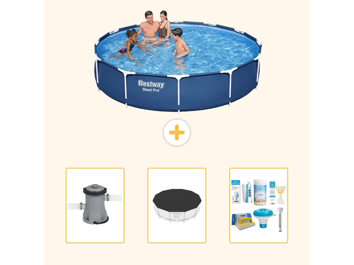 Bestway Piscina Bestway Steel Pro Redonda - 366x76 Cm - 4-peças S22747