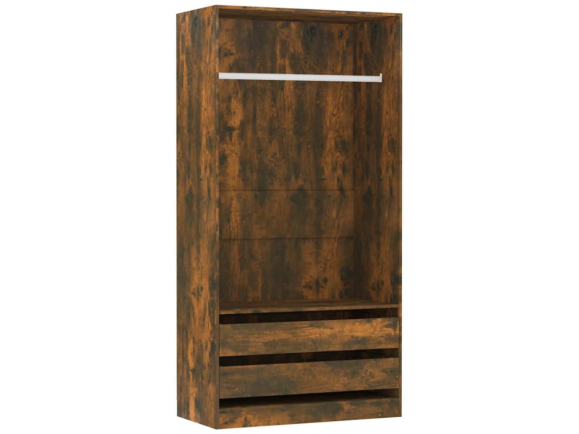 Conjunto 1 Wardrobe, Wardrobes Vidaxl Marrom Madeira Processada (100 X 50 X 200 Cm)