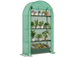 Estufa de Jardim com 4 Prateleiras 105x45x160cm BTFORUS