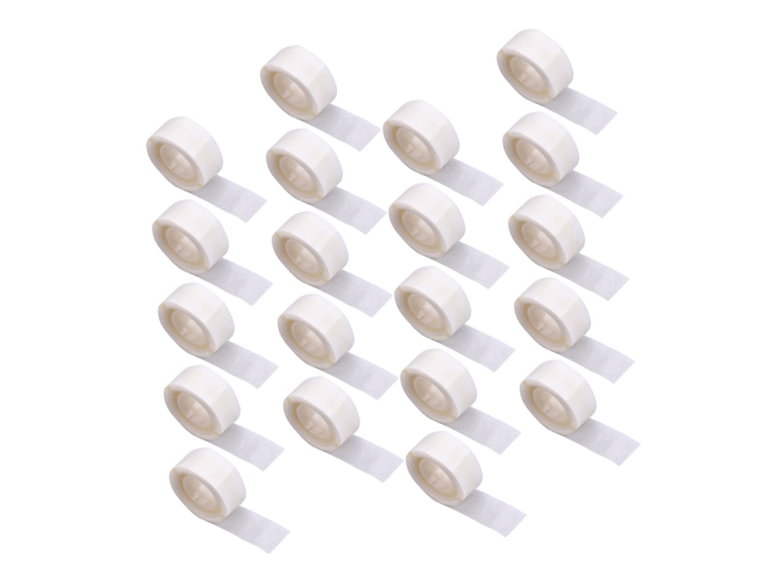 25 Rolos De Adesivos Transparentes Látex Com Bolinhas Para Festas.