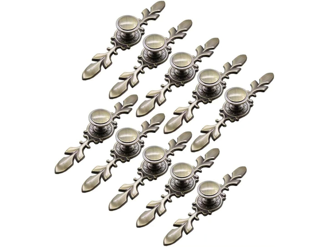 Conjunto De 10 Puxadores Redondos Para Gavetas E Portas Escritório, Puxadores Para Móveis, Puxadores Para Armários