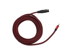 Lurelia Cabo Xlr Macho/fêmea 3,5 Mm, Balanceado, Para Microfones, Mixer, Amplificador E Colunas Ativas