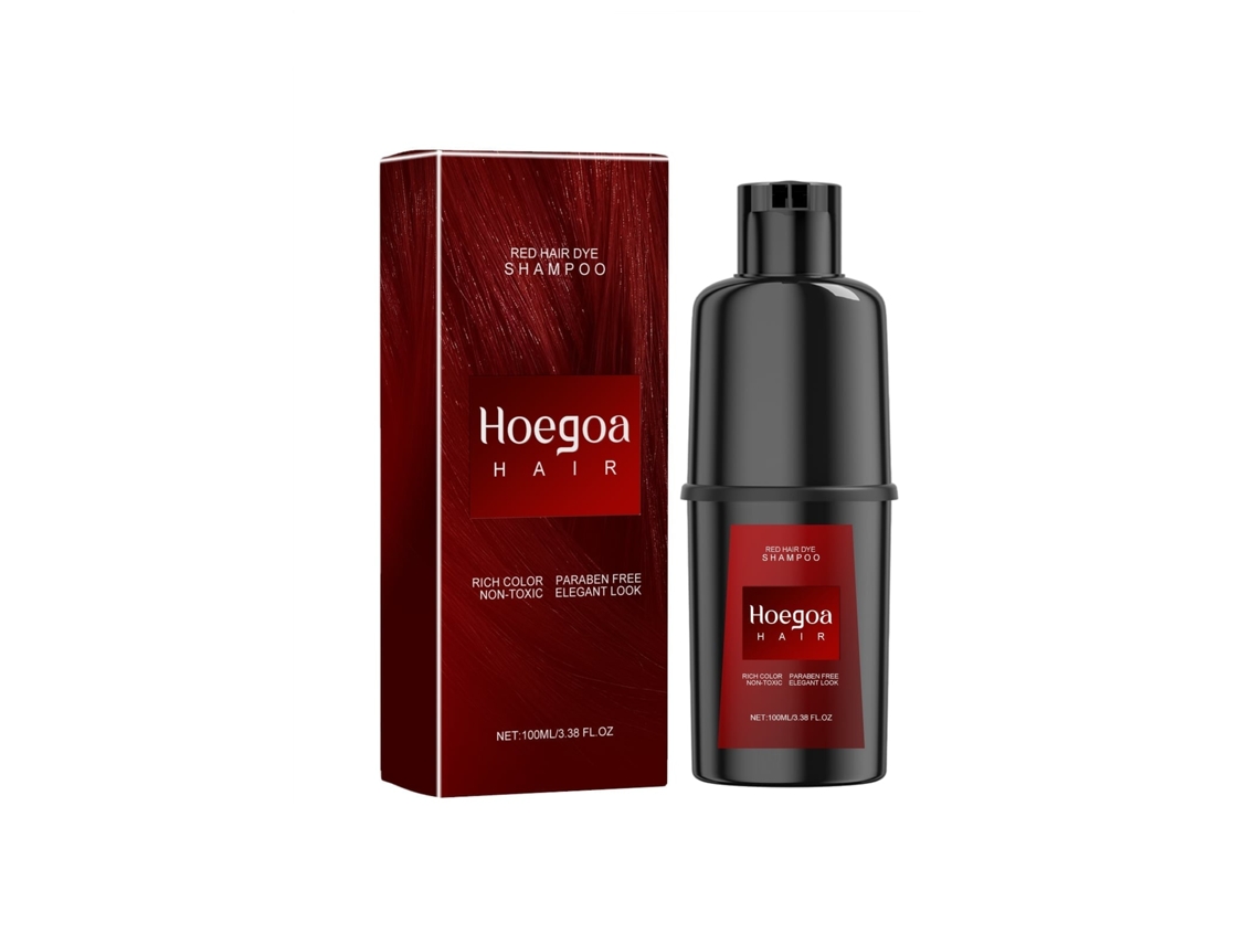 Shampoo de Tintura Capilar Hoegoa, Suave, Não Irritante, Fácil de Aplicar e com Resultados Duradouros LAXISCREED