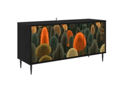 Vidaxl Gabinete Para Tv Zaandam 102 X 33 X 51 Cm Carvalho Preto