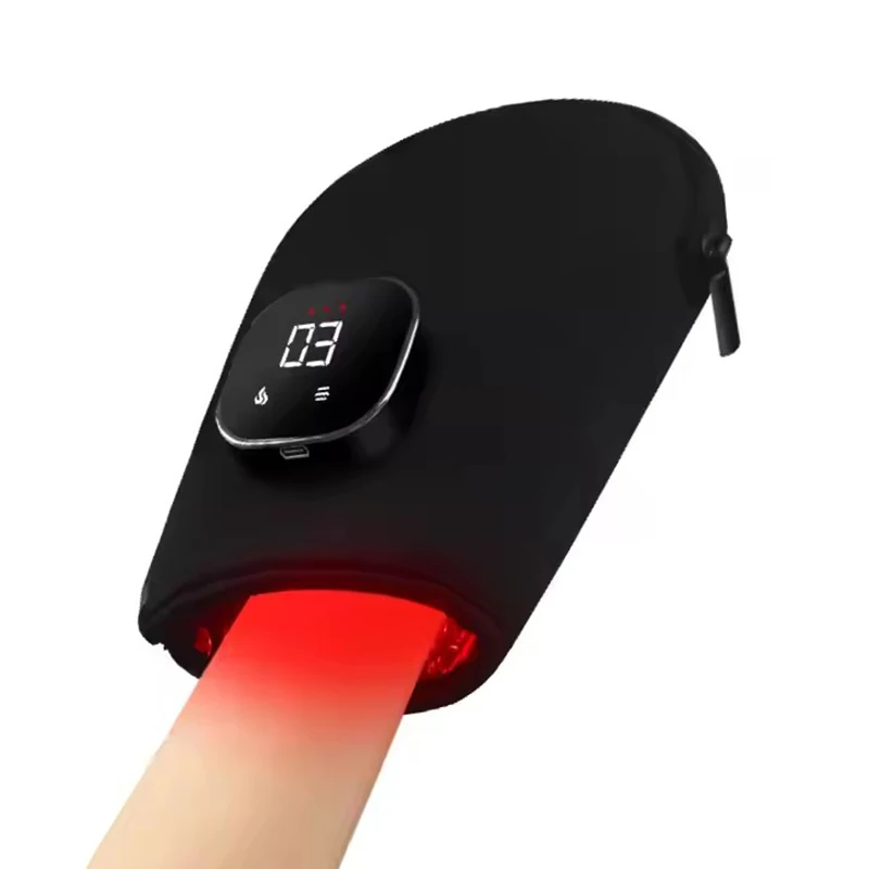 Luvas Multifuncionais de Terapia com Luz Vermelha de 660 Nm e 850 Nm para Aliviar Dores nas Mãos. MDUG