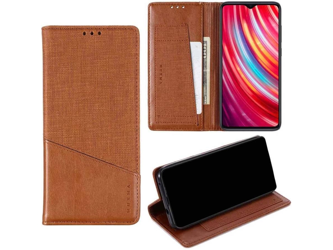 Capa Xiaomi Redmi Note 8 Pro HONGWE. Castanho