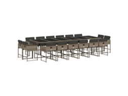 Garden Dining Set, Garden Dining Sets Vidaxl Cinzeto Rattan / Vime (n/a)