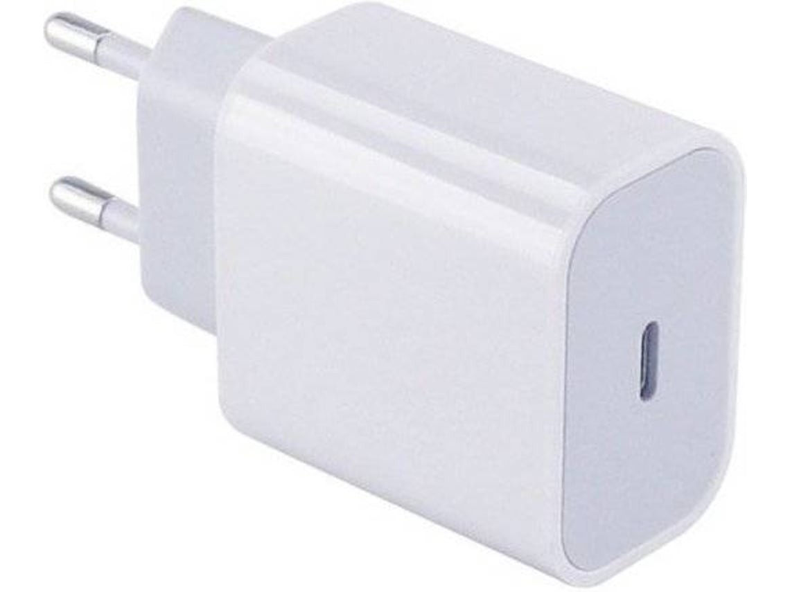 White 18w Usb-c Fast Charger For Iphone Xr