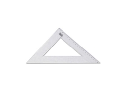 Esquadro Liderpapel Cristal Liderpapel Transparente 30 Cm