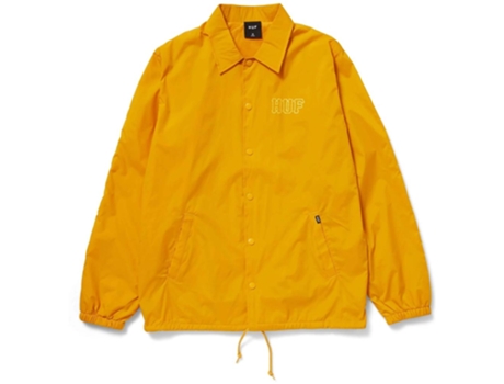 Casaco de Homem HUF Cortaviento Coaches Amarelo (S)