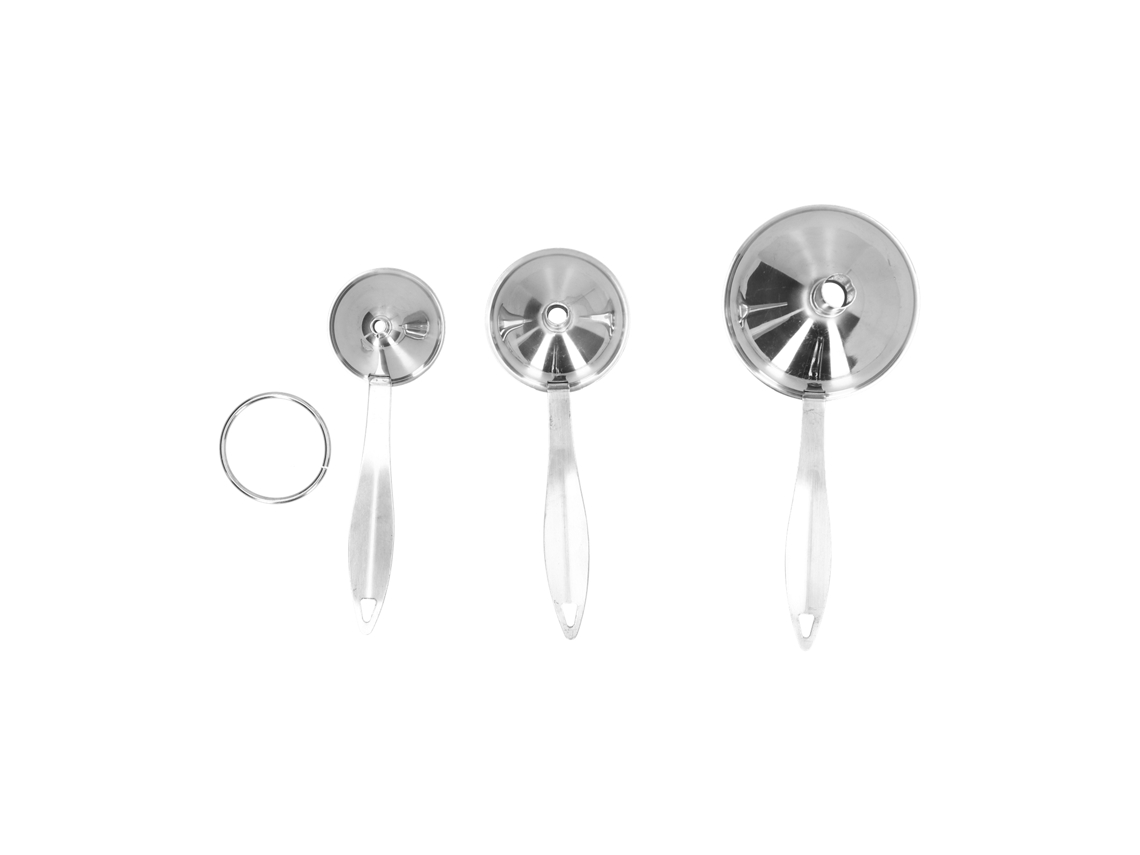 Funil de Aço Inoxidável Mini 3pcs LAXISCREED