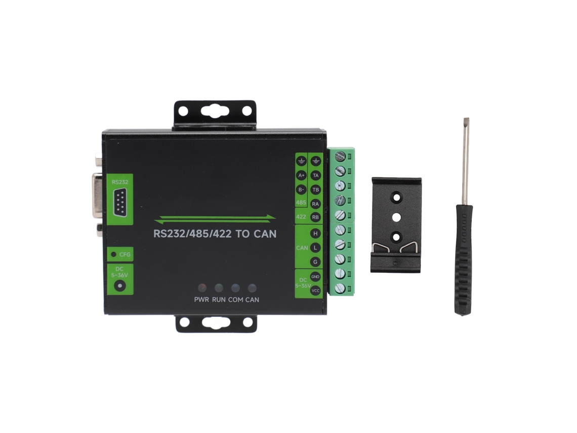 Conversor Industrial Isolado Rs232 485 422 Para Can Com Proteção