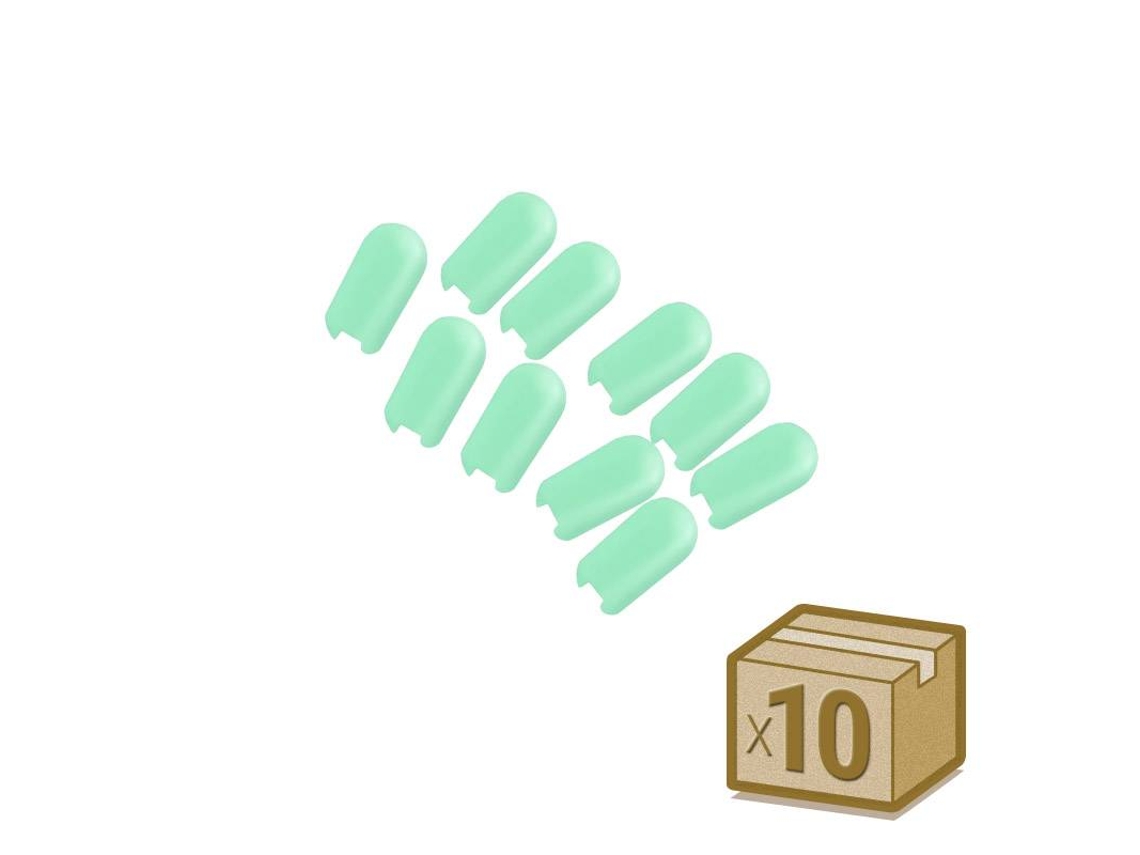 Tampa de Neon Silicone 6X12mm Cor Pacote de 10Pcs LEDBOX